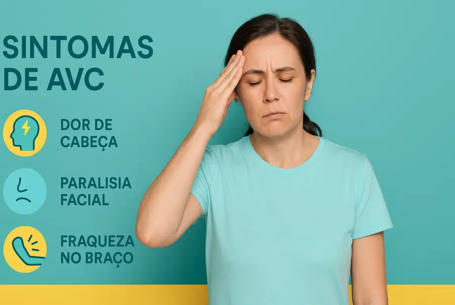 sintomas de avc